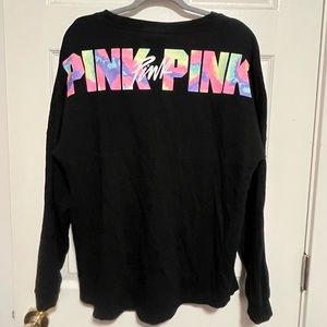 PINK BRAND ,black with tie dye coloring Cute comfy sweater barely wore